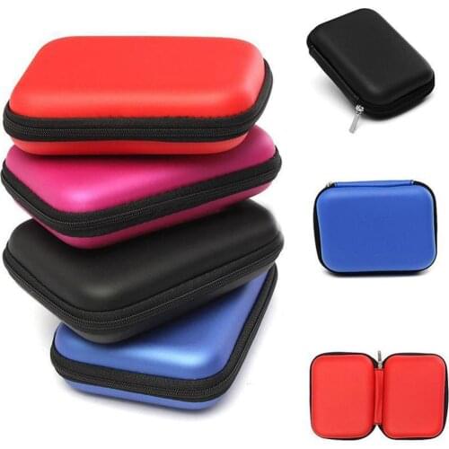 2.5" HDD Bag External USB Hard Drive Disk Pouch Earphone Bag Carry Usb Cable Case Cover for SSD HDD Hard Disk Case коробка