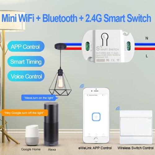 EWeLink Wifi Smart Switch With Gateway Remote Timer Voice Control Bluetooth Pairing Interuptor Work With Alexa Alice Google Home
