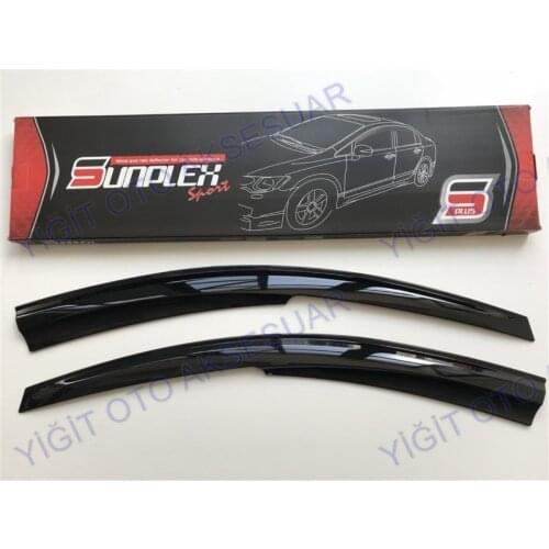 For PEUGEOT PARTNER Rain Wind Deflector 2008-2018 Sunshade Curtains Car Windshield Auto Accessory Universal Spilitter Mud Flaps