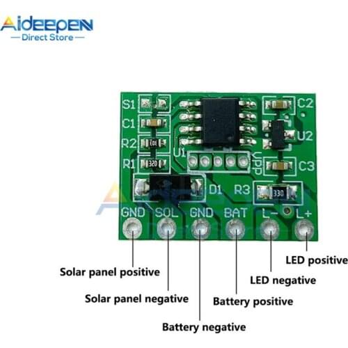Time-Controlled 12 Hour Solar Road Stud Light Control Board Single-sided Road Stud Light Flashing Board Timing+Light Control
