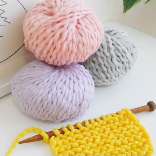 100g/ball Iceland Yarn Medium Thick Wool Thread Diy Knitted Sweater Scarf Hat Stick Needle Wool