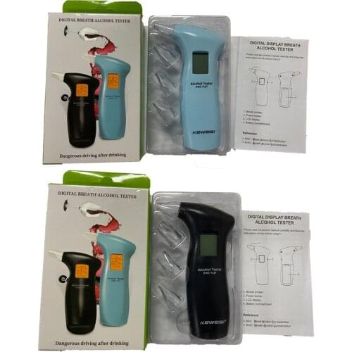 1PCS Handheld Backlight Digital Alcohol Tester Digital Alcohol Special Inspection Alarm Instrument Artifact Exhaler LCD