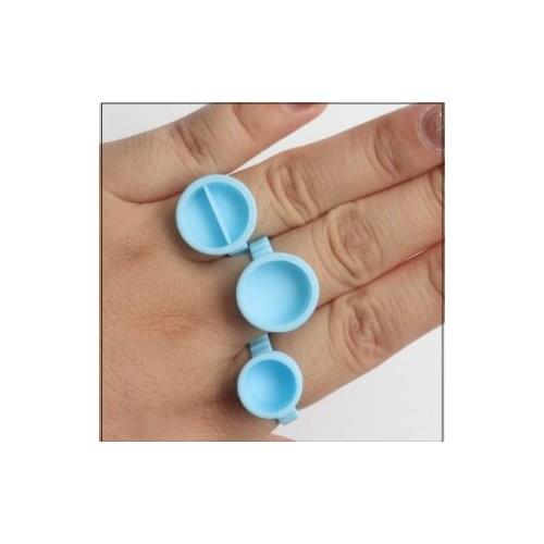 1000pcs Professional Microblading Accesories Pigment Glue Rings Plastic Tattoo Ink Holder Supplies Semi Permanent Tattoo Eyebrow