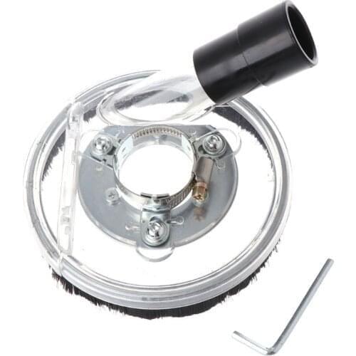 2021 New Dust Shroud Kit Dry Grinding Cover Tool For Angle Hand Grinder Clear 80-125mm