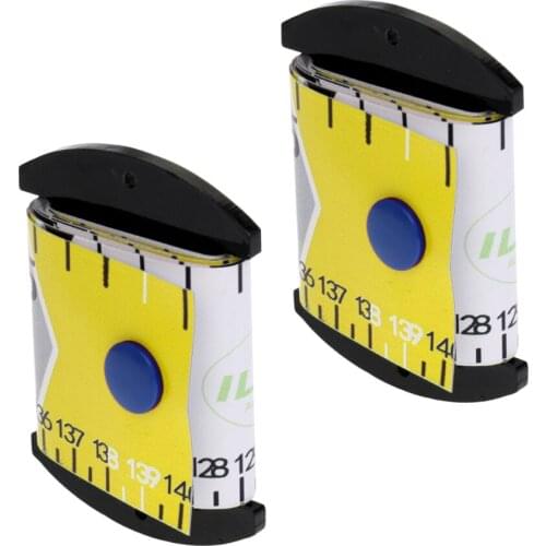2x Foldable Fishing Ruler Scale Fishing Tool Accessories Fish Measuring Tape