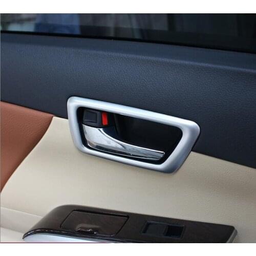 4Pcs/set Car Interior Door Handle Bowl Frame Trim Styling Sticker For Toyota Camry 2015 LHD