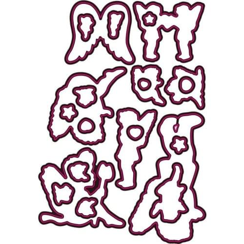 Angel Metal Cutting Dies Stencils for DIY Scrapbooking/photo album Decorative Embossing DIY Paper Cards