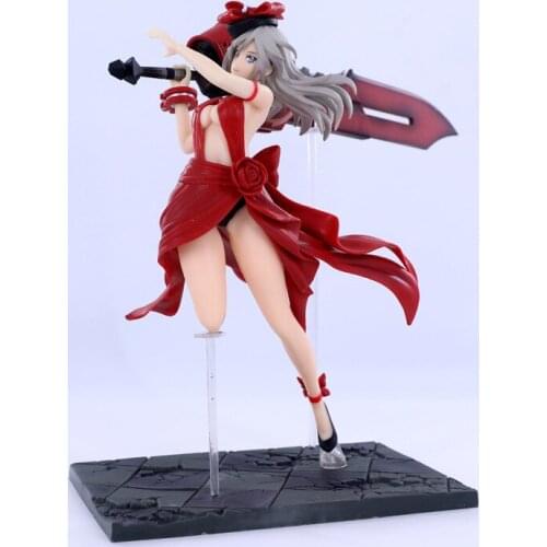 Anime God Eater 2 Alisa Ilyinichna Omela Crimson Anniversary Dress Ver. 1/7 Scale PVC Action Figure Figurine Statue NEW NO BOX