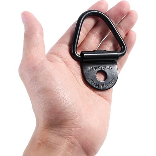 8Pcs Cargo Tie-Down Anchors V-Ring Trailer Anchor Replacement For Truck Bed And Back Door Freight Car Trailers SUV Warehouses