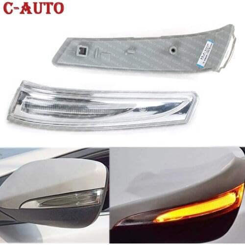 Car Rearview Side Mirror Glass Turn Signal Lamp Light For Hyundai Elantra Veloster Turbo Avante MD 2011 2012 2013 2014 2015