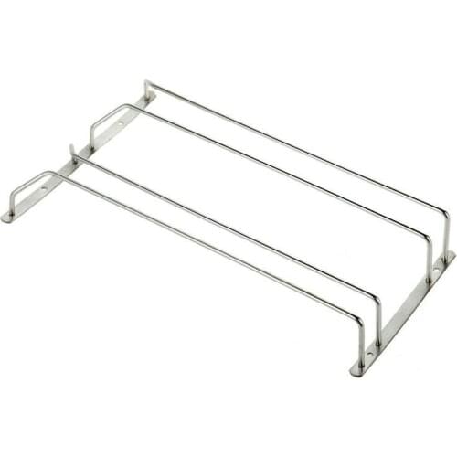 Bar Kitchen Wine Glass Hanger Rack Holder Shelf Under Cabinet Cup Rack Organizer