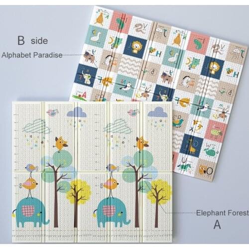 Baby climbing mat Childrens toddler mat Child safety protective carpet kid pattern durable cushion Baby play mat Foldable