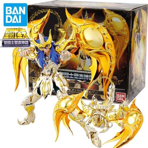 BANDAI Saint Seiya Saint Cloth Myth EX Soul Of Gold Scorpio Milo Action PVC Anime Figure Collection Model Kids Toys For Boys