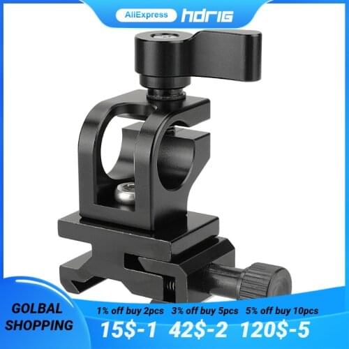 HDRiG 15mm Single Hole Rod Clamp With Cod Shoe Mount