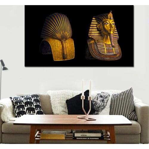 Canvas Painting Wall Art pictures Egyptian Pharaoh Modern Large Poster Religion Portrait Wall Print Home Decor for Living Room