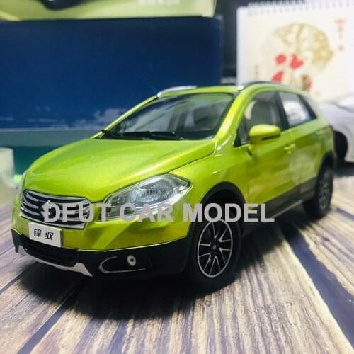 Diecast 1:18 Alloy Pull Back Toy SX4 S.CROSS SUV Car Model Of Childrens Toy Cars Original Authorized Authentic Kids Toys