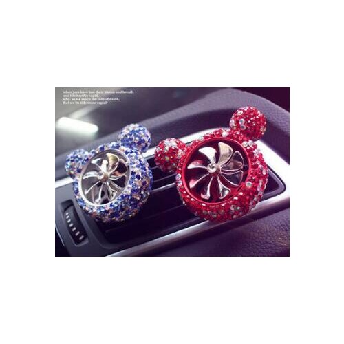 Cartoon Drill Aromatherapy Clip Multi Auto Air Vent Freshener Car Accessories Car Air Fragrance & Deodorant HA163