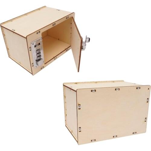 DIY Mechanical Password Box Building Model Science Experiment Kit Education Toy