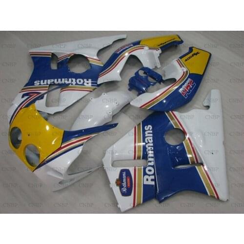 CBR400RR 1987 - 1989 MC23 Body Kits CBR 400 RR 1987 Body Kits CBR400 RR 1989 Blue White Motorcycle Fairing