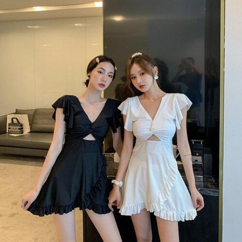 Swim Wear Summer Beach Swimwear Womens Sports Swimsuit Solid Female Swimming Suit For Girls New Covering Sexy Girl Swim Suit