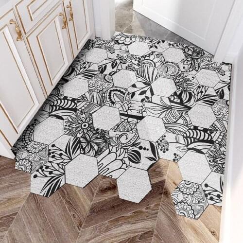 Non-slip Can Be Cut Doormat Kitchen Mat Bathroom Mat Hallway Home Entrance Doormat Living Room Indoor Floor Custom Mats Carpet