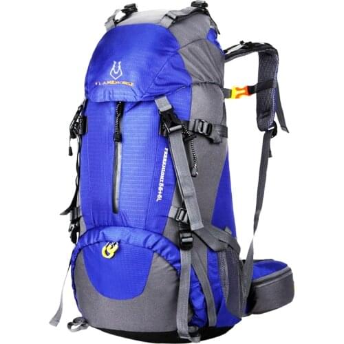 60L Outdoor Backpack Camping Climbing Bag Waterproof Mountaineering Hiking Backpacks Molle Sport Bag Traveling Knapsack Rucksack