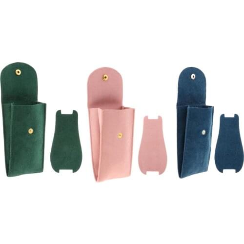 Universal 1 Slots Leather Organizer Watch Storage Bag Nubuck Case for Watches and Pocket watch Jewelry Accessory