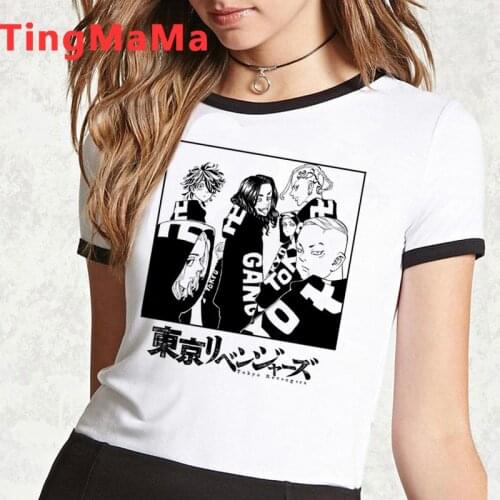 Japanese Anime T-shirts Tokyo Revengers T Shirt Men Kawaii Summer Tops Harajuku Unisex Manga Graphic Tees Anime Tshirt Male