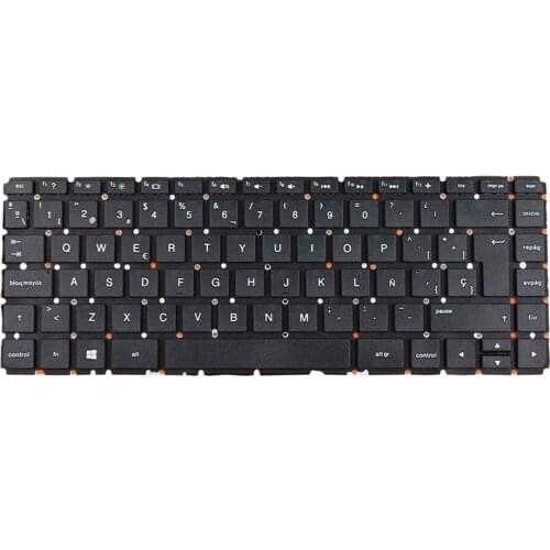 Laptop Keyboard Replacement ES Spanish for HP 14-AB 14-ab010TX Tpn-Q171 TPN-Q158 Series Laptop Replacement Keyboards Repair Part