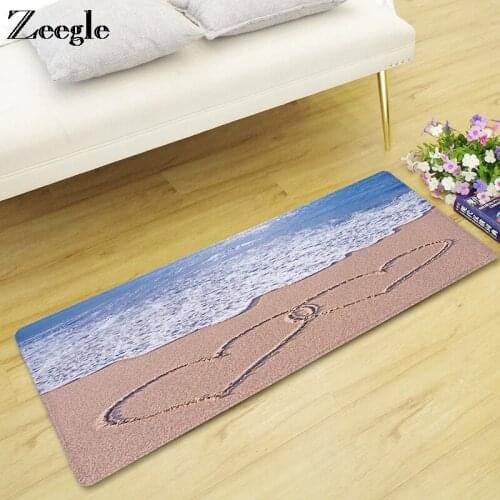 Zeegle Carpet Anti Slip Bathroom Doormat Absorbent Kitchen Floor Rug Sofa Yoga Area Rug Washable Soft Living Room Floor Carpet