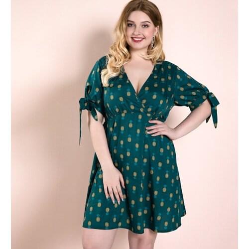 Xl-4xl Summer WomenS Dress 2021 Floral Print Dress Long Vintage Maxi Party Beach Women Dresses Light Prom Large Plus Size Curv