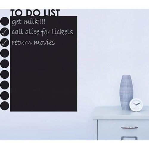 2015 To Do List Planner Calendar Chalkboard Blackboard Vinyl Wall Sticker Decal ZYVA-221-NA Planner mural wallpaper