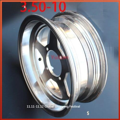 3.50-10 wheels Electric tricycle scooter aluminum wheel hub closed car four wheeled vehicle, , 3.50-10 vacuum aluminum wheel