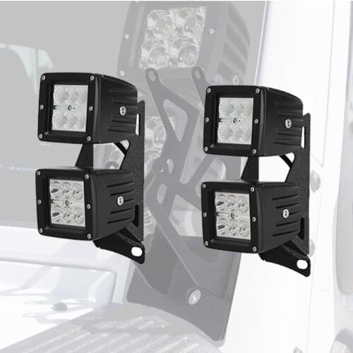 4pcs pair A06 Steel Mount Bracket Use for led work light 18w lamp hoods for jeep
