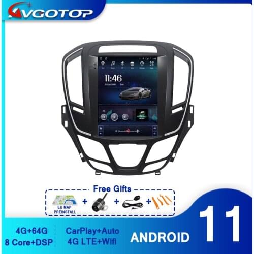 AVGOTOP Android 9.0 Tesla vertical screen Car Radio GPS Multimedia for OPEL INSIGNIA 2014 Vehicle DVD Player