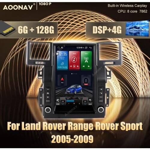 128GB car radio 2din Android 10.0 For Land Rover Range Sport 2005-2009 car multimedia player Stereo receiver GPS navigator