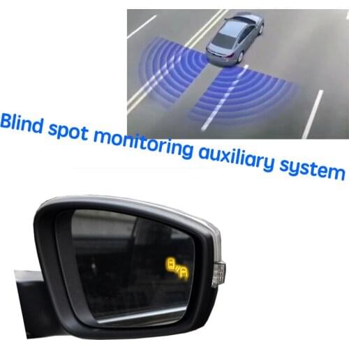 Car BSD BSM BSA Blind Area Spot Warning Drive Mirror Rear Radar Detection System For Skoda Rapid 2012~2020