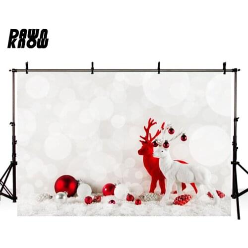 DAWNKNOW Merry Christmas Shimmer Photography Background Backdrops Davids Deer Children Celebrate Photocall Photo Studio lv1225