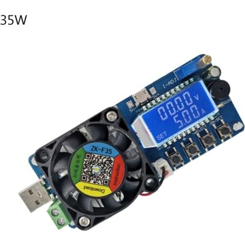 Electronic Load USB Load Tester 35W Constant Current Battery Capacity Tester