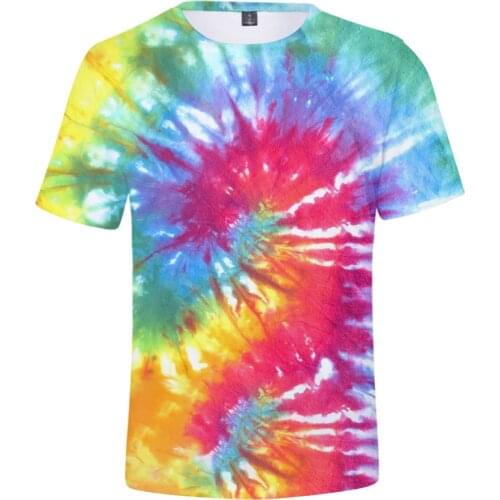 3D Tie Dye Flashbacks t shirt men women Colorful Psychedelic tshirt t-shirt harajuku streetwear t shirts tee brand clothes