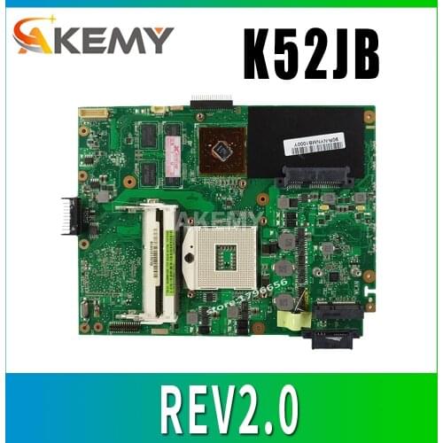 K52JB REV2.0 Laptop Motherboard For ASUS A52J X52J K52J K52JR K52JE K52JC K52JU K52JB Mainboard test 100% OK