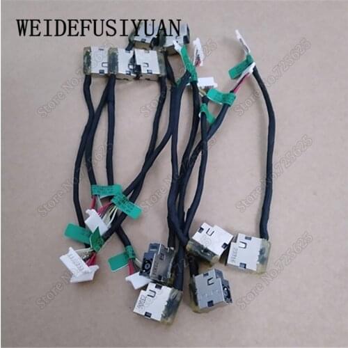 X10pieces DC Power Jack Cable Harness for HP 14-AK 15-BN -AC -AY -AF -AE -BA 15-AS 17-X 799736 Charging Port Socket