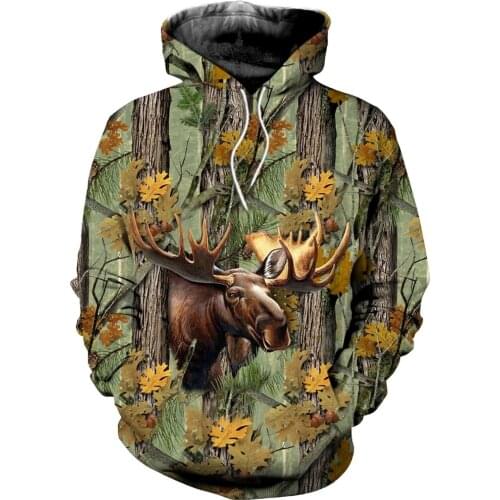 Liumaohua Mens Camouflage Hoodies