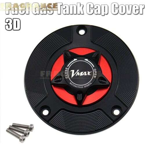 Logo 8 Colors CNC Aluminum Keyless Motorcycle Accessories Fuel Gas Tank Cap Cover for For YAMAHA V-MAX 1700 1200 2009-2016