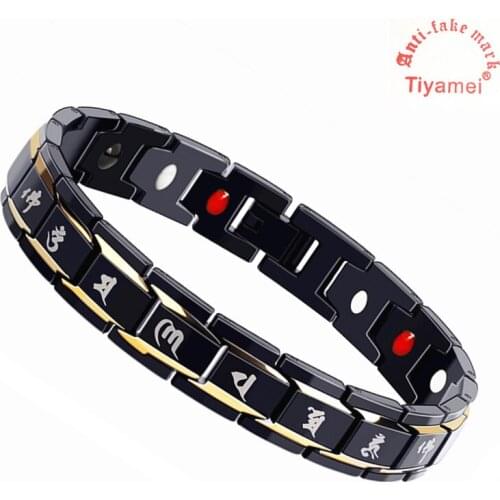 Couples magnetic Bracelet, Health four-factor arthritis and wrist pain relief magnetic therapy, free send link removal tool