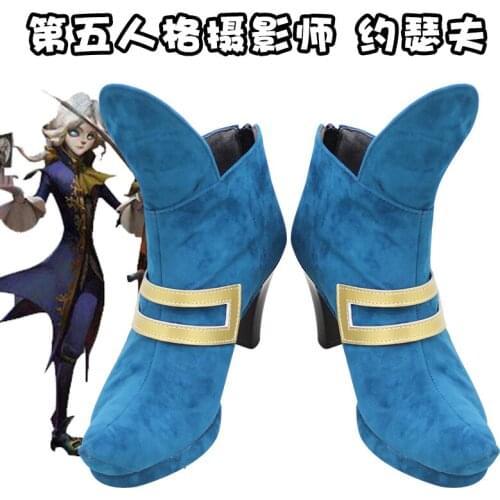 Joseph Desaulniers Hot Game Identity V Cosplay Shoes For Men/women Cos Costumes Shoe Female/male Ankle Boots