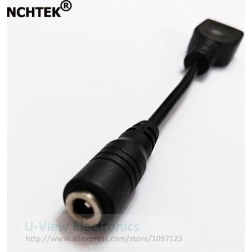 NCHTEK USB2.0 Female To DC Tip 4.0x1.7mm Female CCTV Power Converter Cable/Free DHL Shipping/100PCS