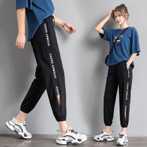 Newest Autumn Fashion Loose Ladies Casual Trousers High-Waisted Super Skinny Slim Plus Size Fat Womens Ankle Length Jeans Pants