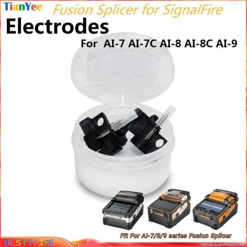 Original AI-7 AI-7C AI-7V AI-8 AI-8C AI-9 Electrodes for Optical Fiber Fusion Splicer Splicing Machine AI7 AI7C AI8 AI8C AI9