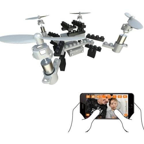 EBOYU(TM) M3HW RC Drone FPV Wifi DIY Blocks RC Quadcopter Altitude Hold Remote Control Drone W/ 1MP HD Camera RC Helicopter